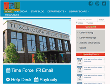 Tablet Screenshot of intranet.tuscaloosa-library.org